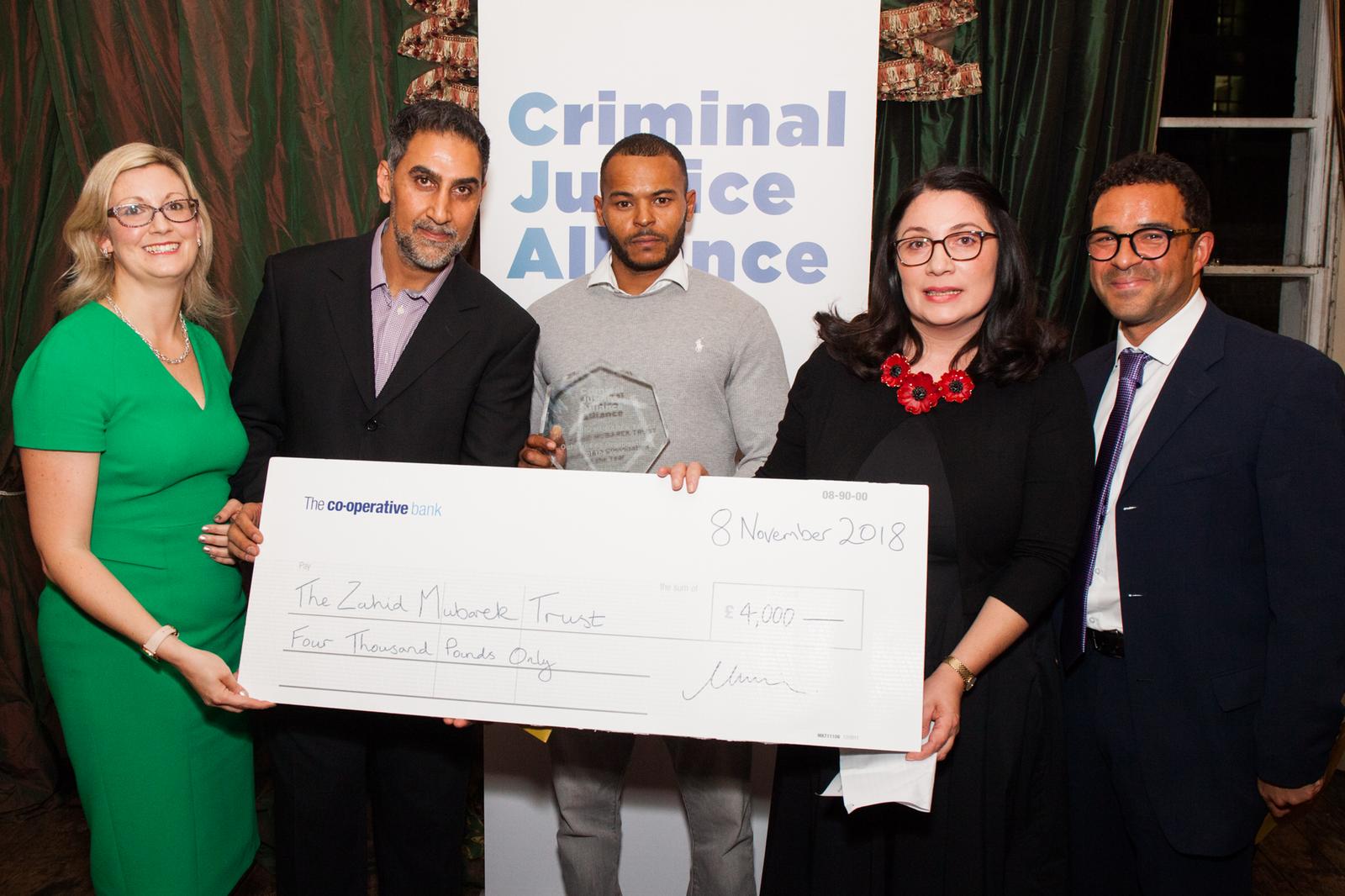 Director & Co-Founder Junior McFarlane (Centre) at the CJA Awards